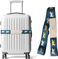 Luggage Straps for Suitcases, Adjustable Luggage Elastic Belt, Travel by EKAX