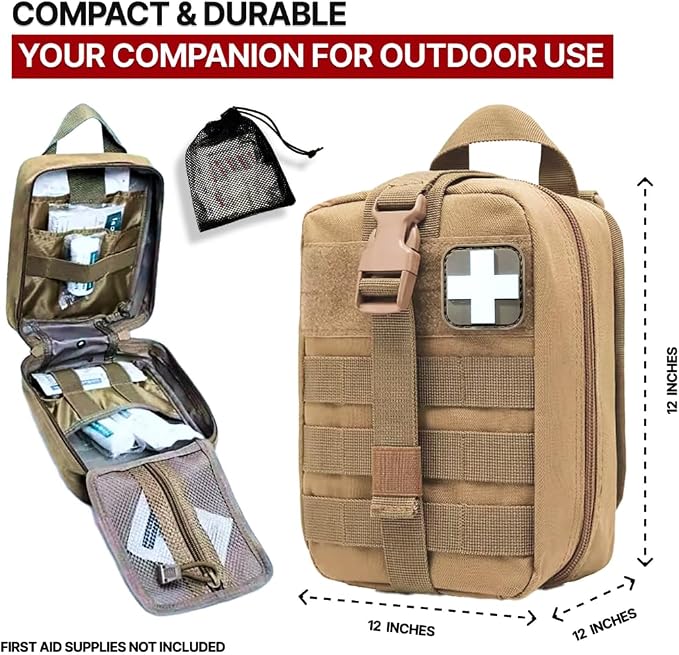 MOLLE Rip Away EMT First Aid IFAK Pouch Medical Empty Bag - Image 2