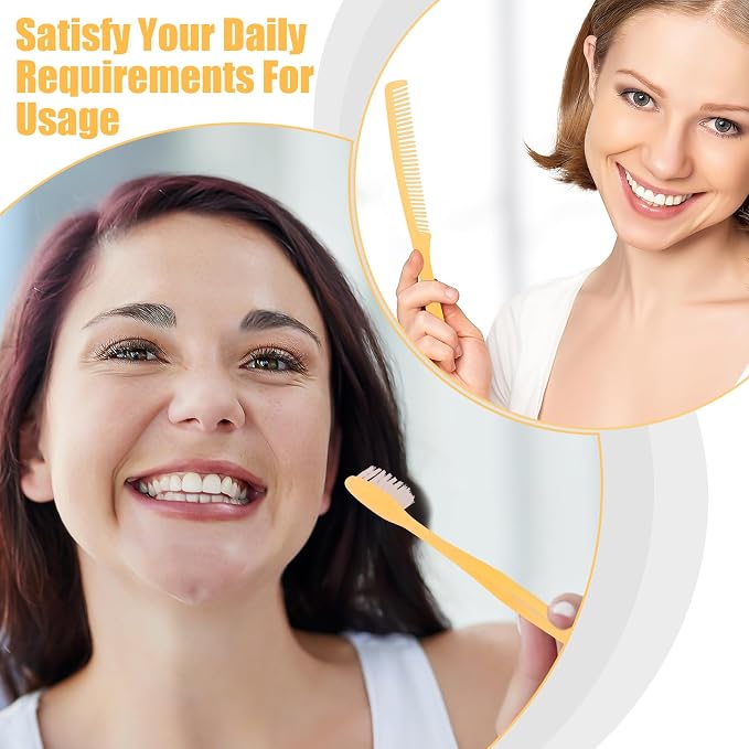 NICEMOVIC 50 Pack Disposable Toothbrushes Bulk - Image 2