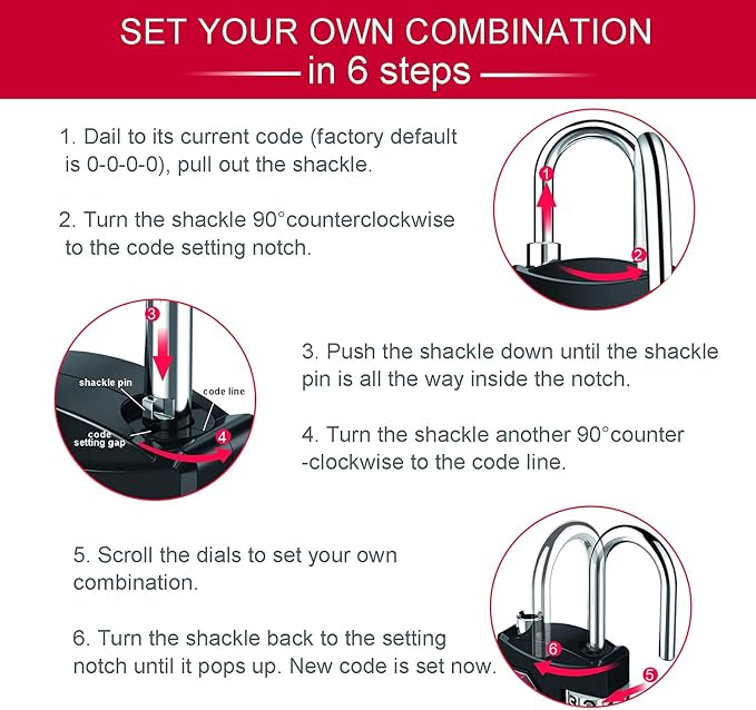 ZHEGE Travel Locks 2 Pack, Luggage Locks - Image 7