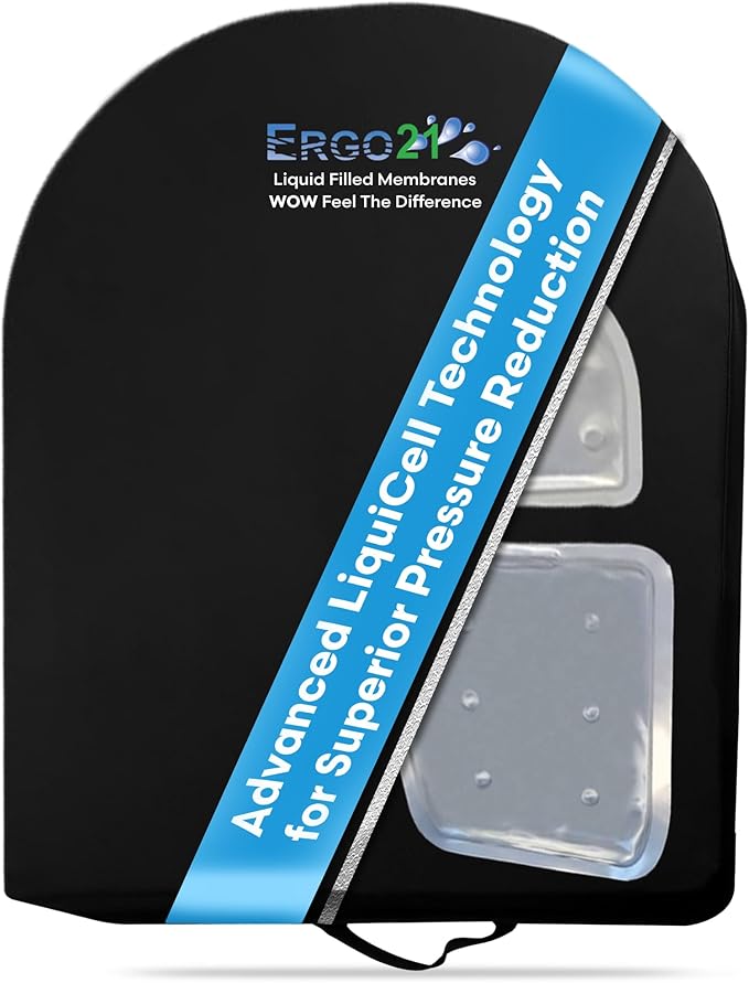 Lumbar Support Pillow for Office Chair, Driving Seat, Lower Back Pain | Great by Ergo21
