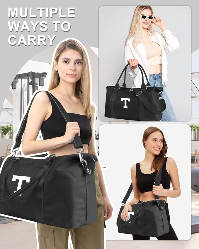 Initial Travel Duffel Bag Sports Gym Bag - Image 5