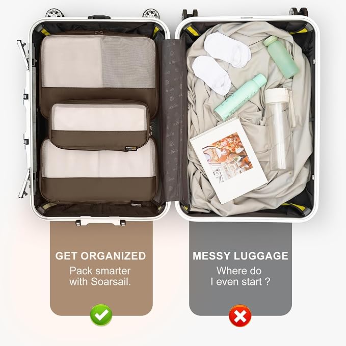 4 Set Compression Packing Cubes - Image 6