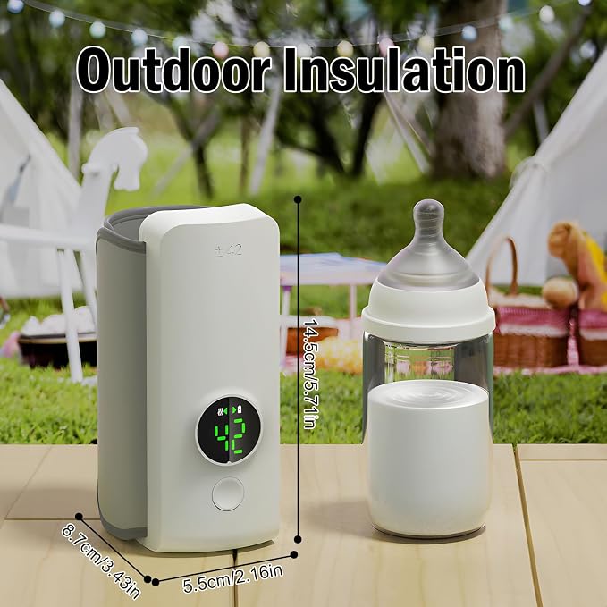 Portable Bottle Warmer for Travel, Rapid Warming - Image 3