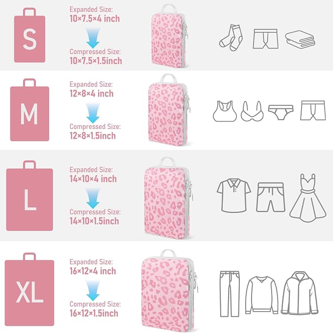 4-Piece Packing Cube Set - Image 4