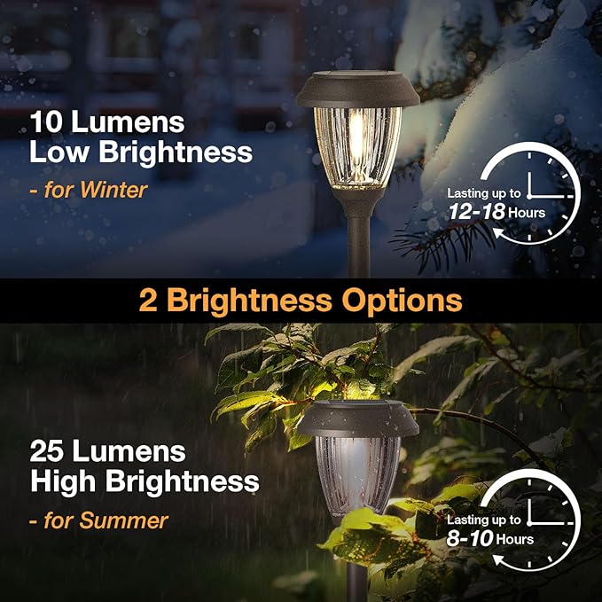 XMCOSY+ Solar Lights Outdoor 10/25 LM LED - Image 3