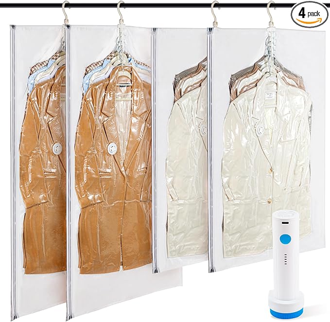 Hanging Vacuum Storage Bags by Unknown