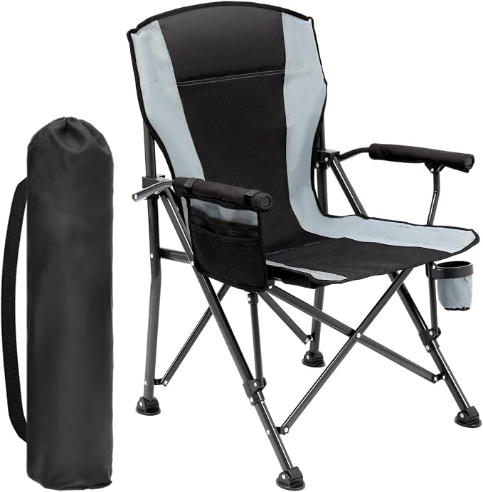 Oversized Folding Camping Chair by LINGRONG
