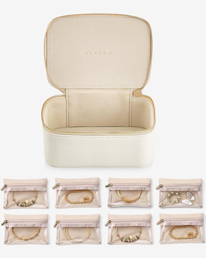 Vlando Graduation Gifts for Her, Travel Jewelry Case - Image 8