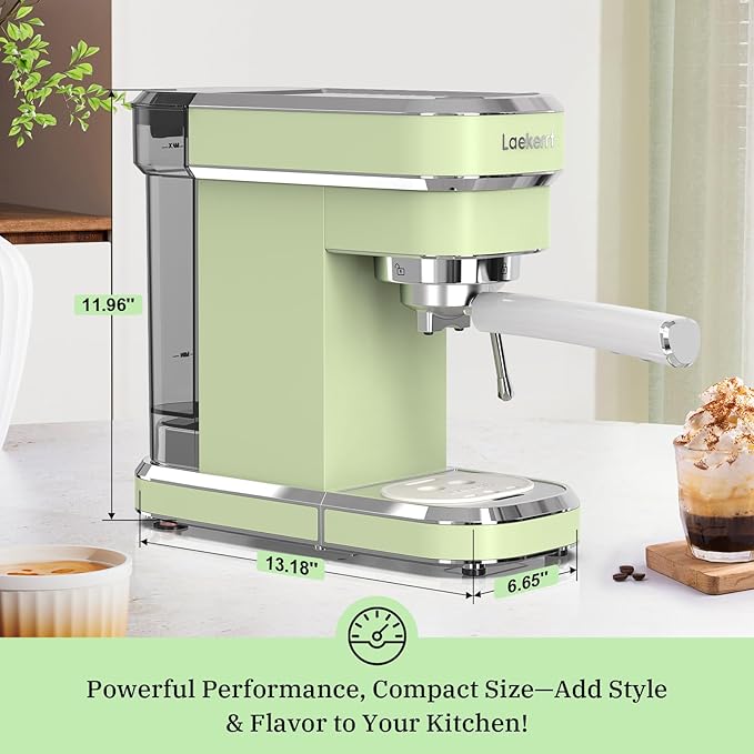Laekerrt Espresso Machine 20 Bar Espresso Maker CMEP01 - Image 2