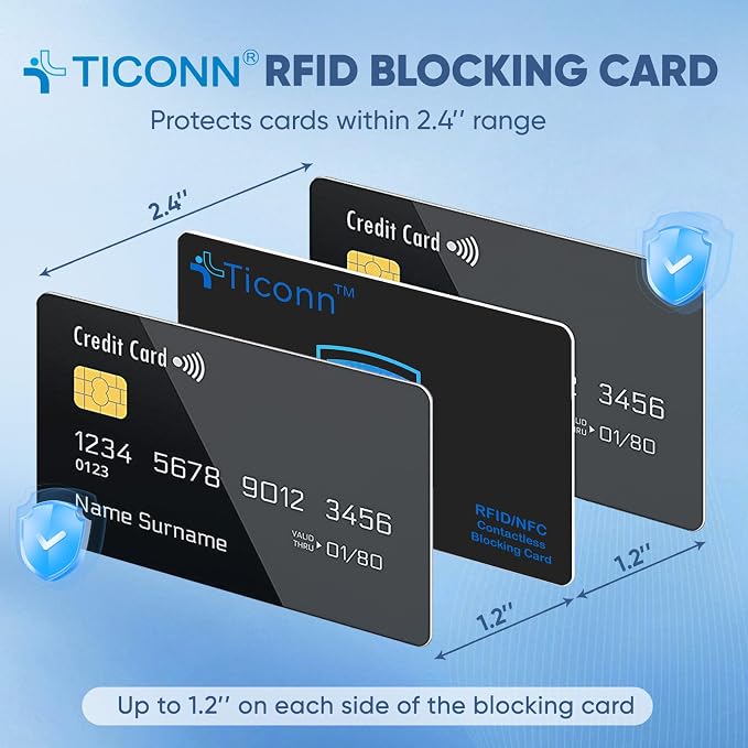 TICONN RFID Blocking Cards - Image 3