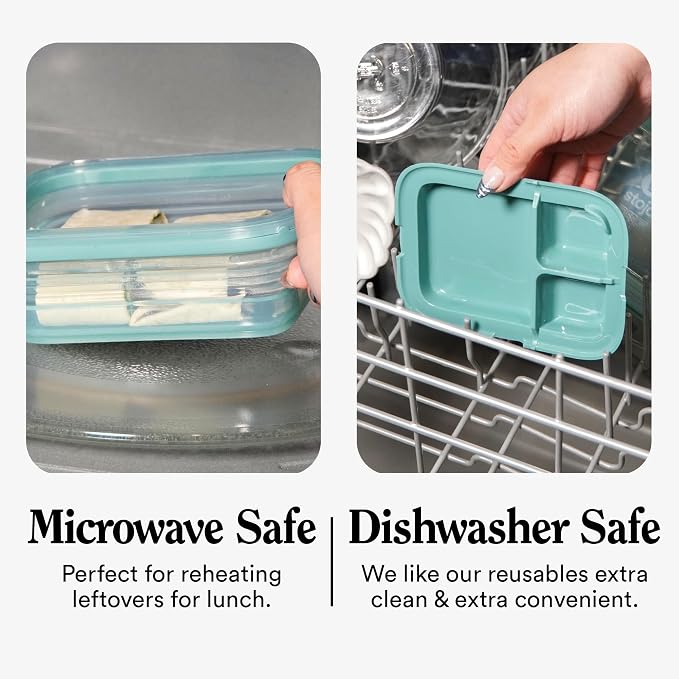 STOJO Collapsible Bento Box, Leak-Proof, Microwave & Dishwasher Safe, Premium - Image 6