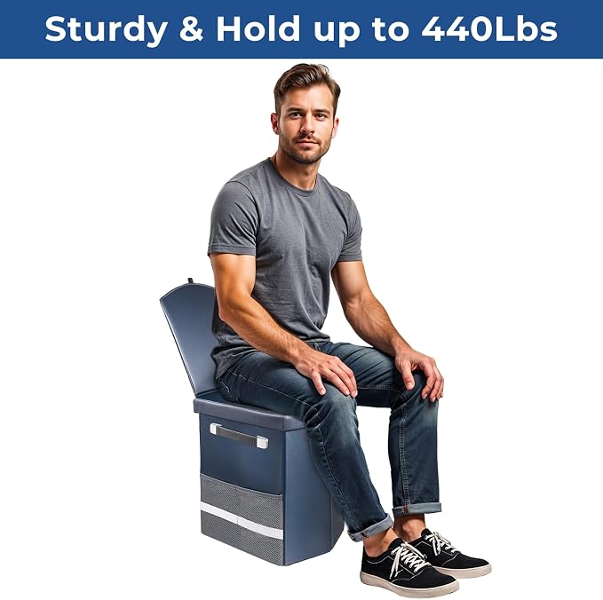 2025 Upgraded 16.5'' XL Portable Toilet - Image 5