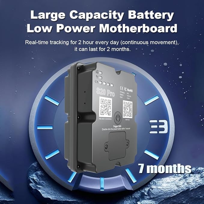 GPS Tracker for Vehicles Long Battery Life up to 7 Months Battery Life - Image 3