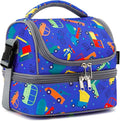 FlowFly Kids Double Decker Cooler Insulated Lunch Bag Large Tote by FlowFly