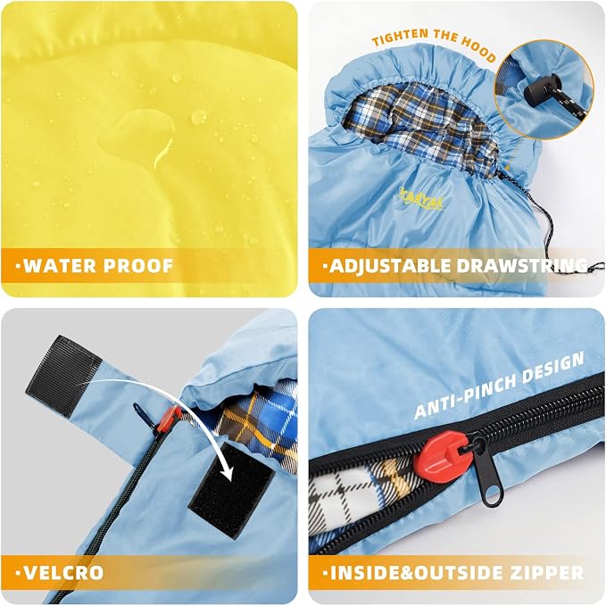 Camping Sleeping Bag, 32℉ Sleeping Bags - Image 3