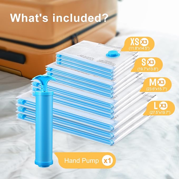 Vacuum Bags for Travel, 12 Pack - Image 2
