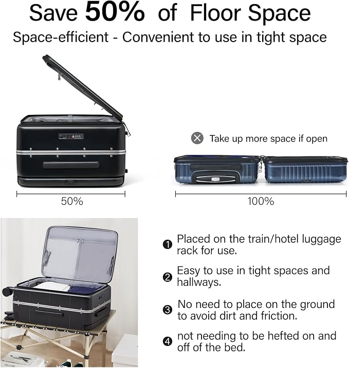 Hanke Top Opening 24 Inch Luggage - Image 7