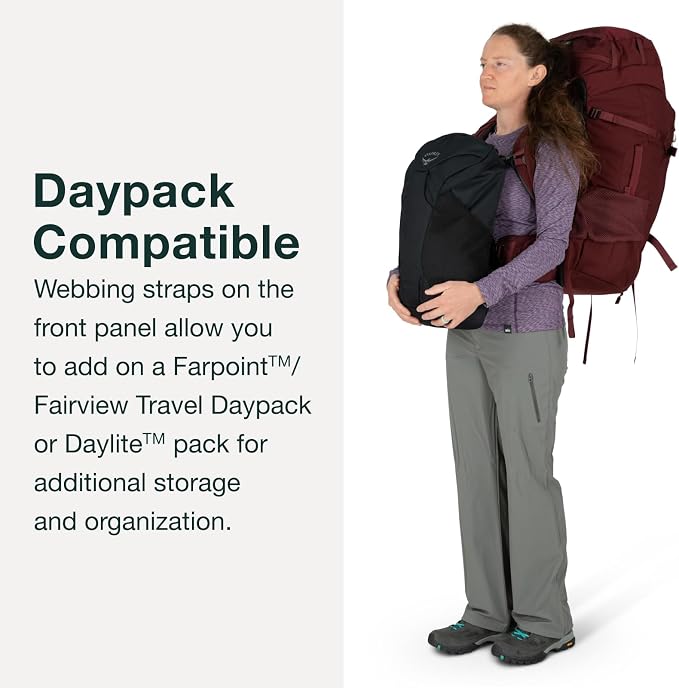 Osprey Fairview Trek 70L Women's Travel Backpack, Night Jungle Blue - Image 6