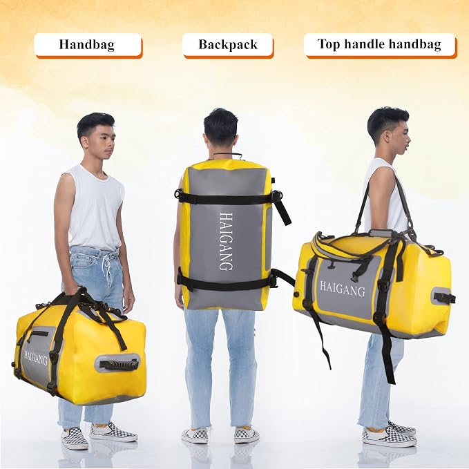110L Waterproof Duffel Bag Heavy Duty Dry Bag Outdoors Large Storage Sack - Image 3