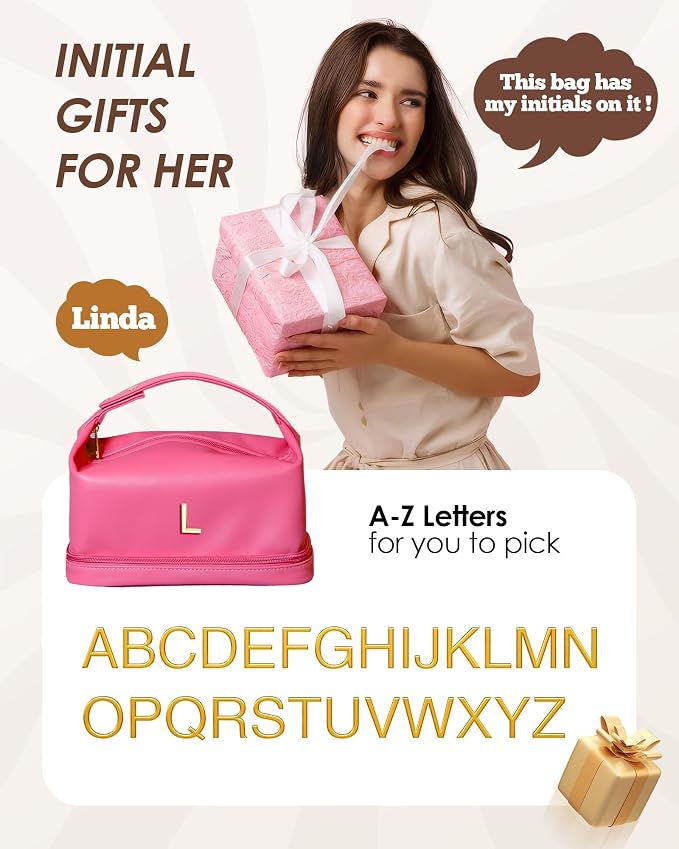 Gifts for Teacher Women, Personalized Makeup Bag - Image 2
