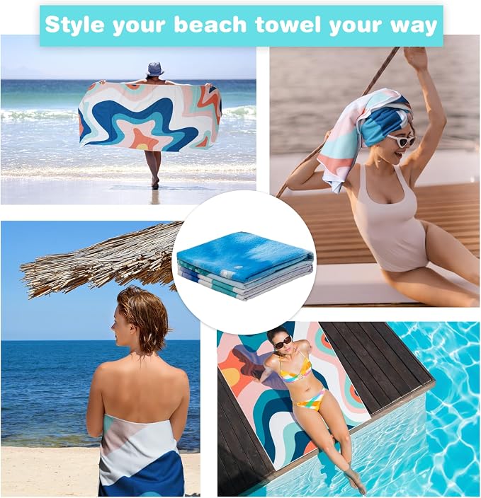 PY SUPER MODE 2 Pack Beach Towel - Image 7