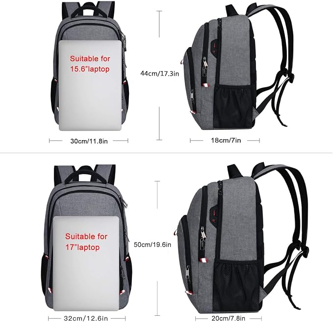 Travel Laptop Backpack, Anti Theft Backpack - Image 4
