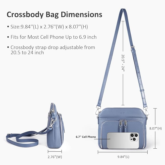 befen Genuine Leather Crossbody Purses - Image 3