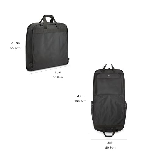 Amazon Basics 43" Premium Garment Bag - Image 5