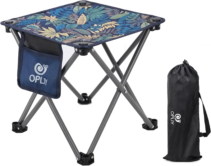 Opliy Camping Stool, Folding Small Chair Portable Camp Stool by Opliy