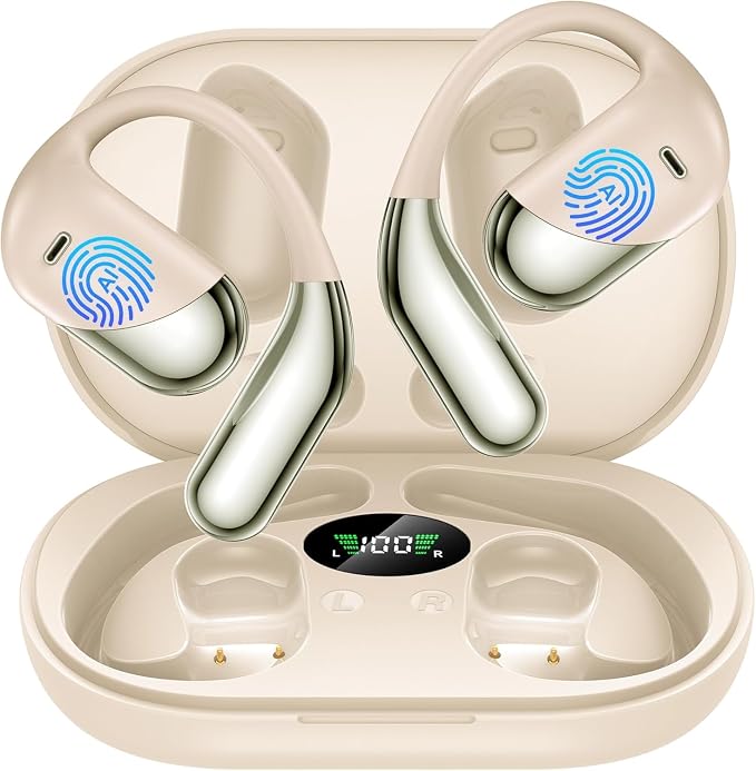 AI Translator Earbuds Real-Time 144 Languages & Accents, 3-in-1 Open Ear by Unknown