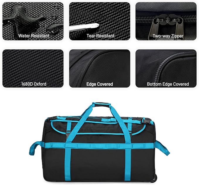 Foldable Rolling Duffle Bag - Image 4