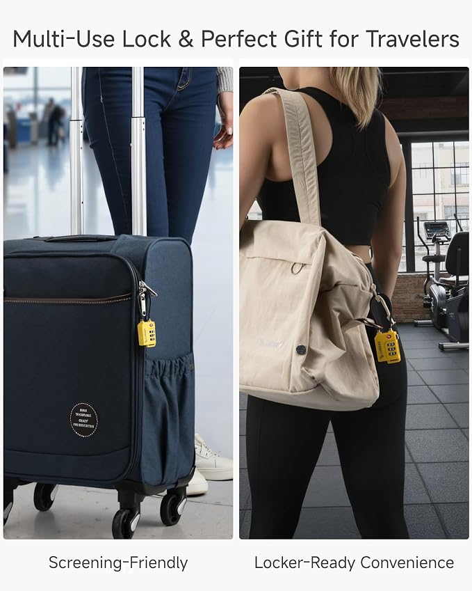 LUGGEX TSA Locks for Luggage, Suitcase Locks TSA Approved, Luggage Locks - Image 9
