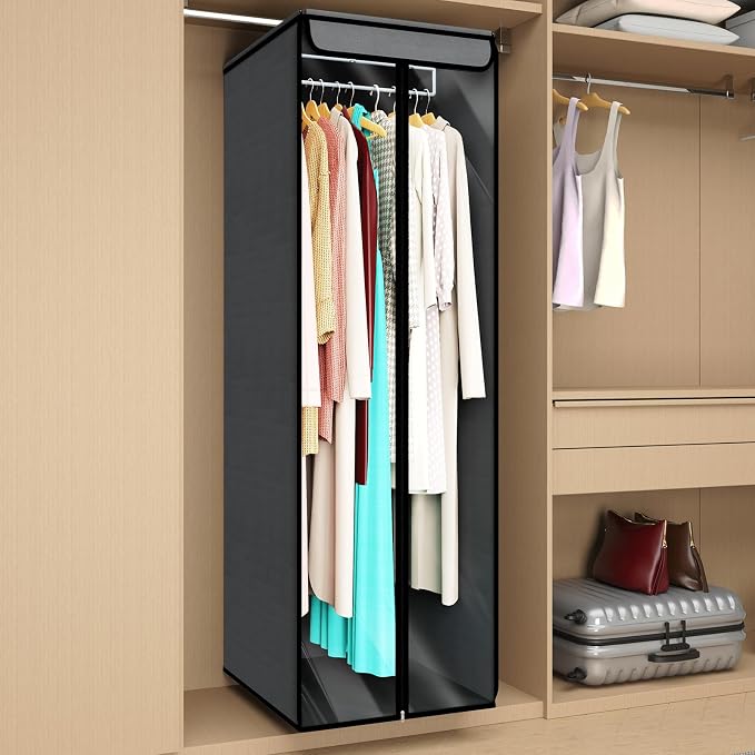 Univivi Garment Bags for Hanging Clothes, Large Clothes Storage Bags Closet - Image 2