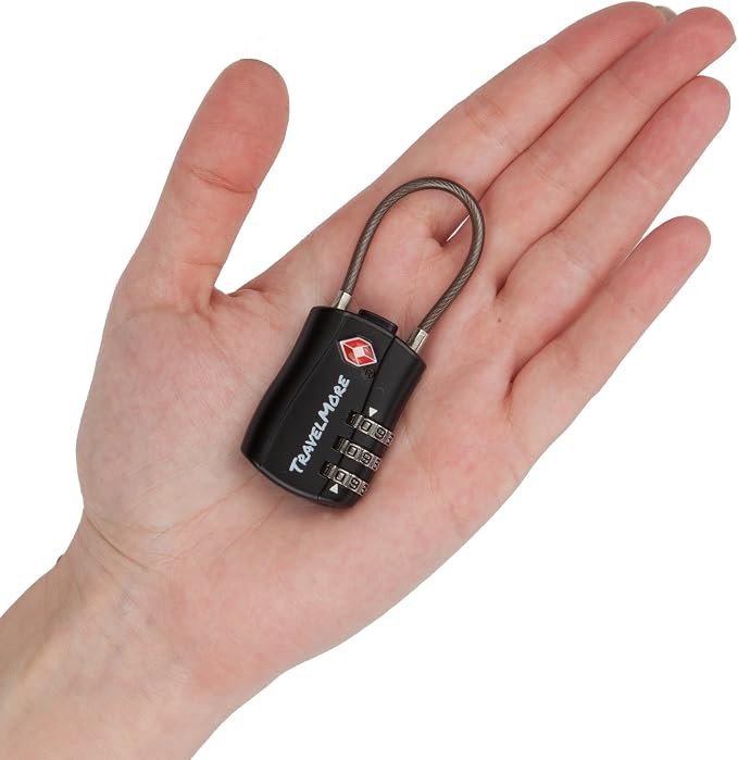 TravelMore 10 Pack TSA Approved Travel Combination Cable Luggage Locks - Image 6
