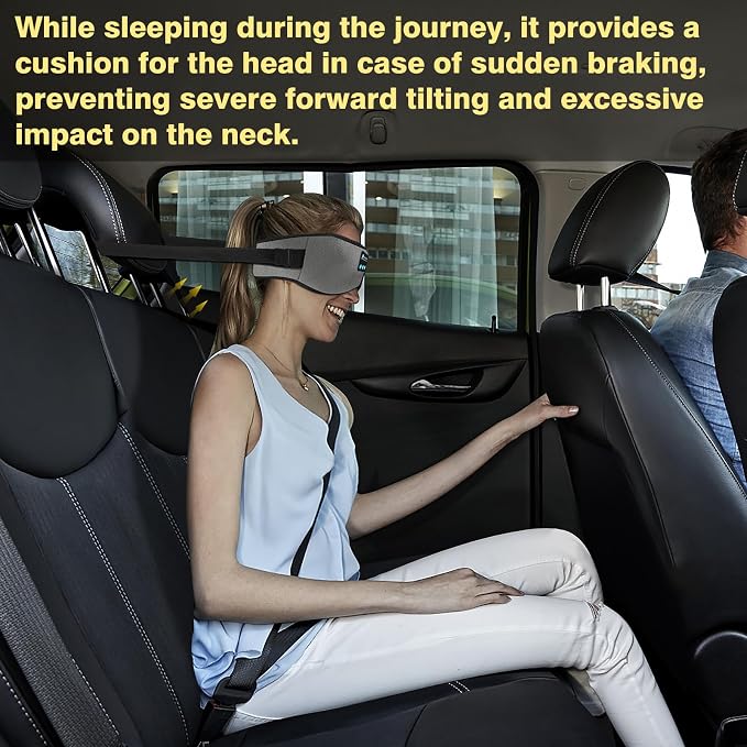 Joythink Sleep Headphones Headband Sleep Mask Eye Mask 3D Deep Bluetooth - Image 8