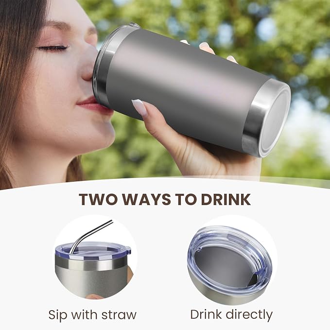 MEWAY 20oz Tumbler 4 Pack Double Wall Vacuum Insulated Travel Mug Bulk - Image 3