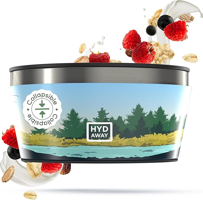 HYDAWAY 1-Quart Collapsible Insulated Bowl by HYDAWAY