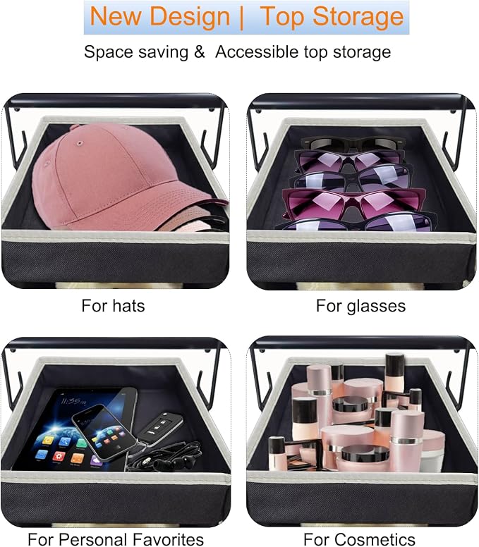 2 Pack Large-Sized Hanging Shoe Organizer 10-Shelf, Sturdy Hanging Closet - Image 5