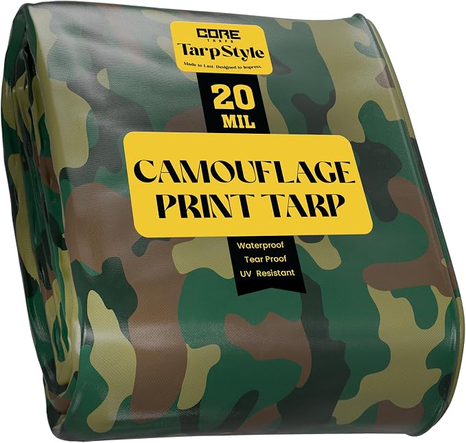 Core Tarps Extreme Heavy Duty 20 Mil Tarp Cover, Waterproof, UV Resistant by CoreTarps