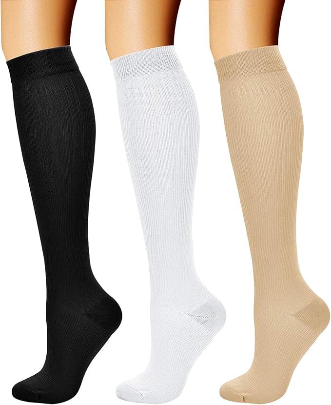CHARMKING Compression Socks for Women & Men Circulation 15-20 mmHg is Best by CHARMKING