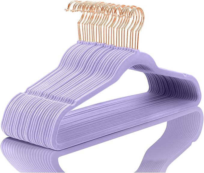 MIZGI Premium Velvet Hangers Heavy Duty by MIZGI