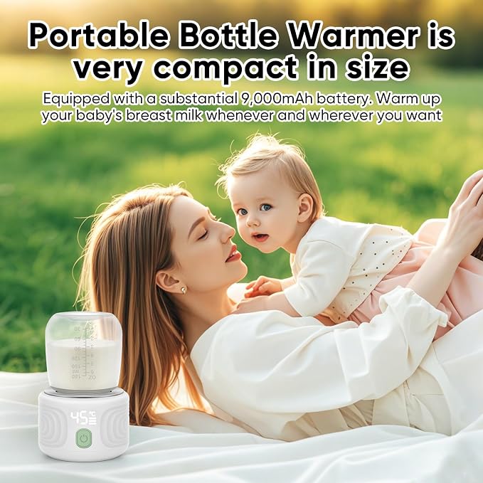 Baby Bottle Warmer, Maypott Portable 3 Minutes Fast Milk Warmer - Image 2