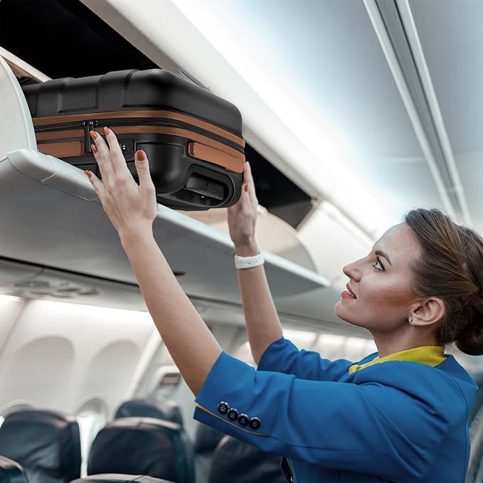 Hardside Carry On Luggage 22x14x9 Airline Approved - Image 3