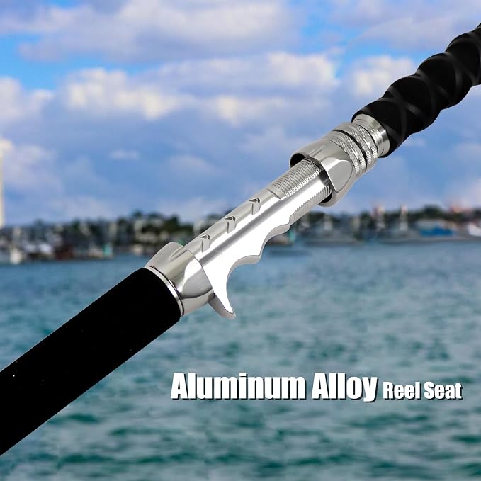 Fiblink 2-Piece Boat Conventional Fishing Rod Portable Spinning/Casting Rod - Image 3