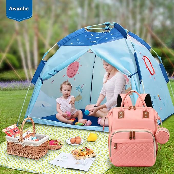 Diaper Bag, Backpack with Changing Station, Waterproof Baby Bag - Image 9