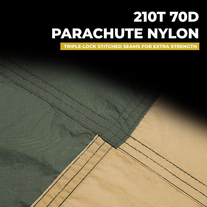 Grand Trunk Double Deluxe Parachute Nylon Hammock - 500lb Capacity Camping - Image 6