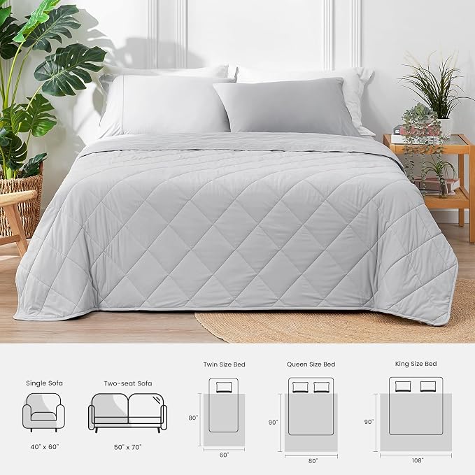 Cozy Bliss Cooling Blanket for Hot Sleepers, Q-Max 0.4 Cooling Comfort Queen - Image 9
