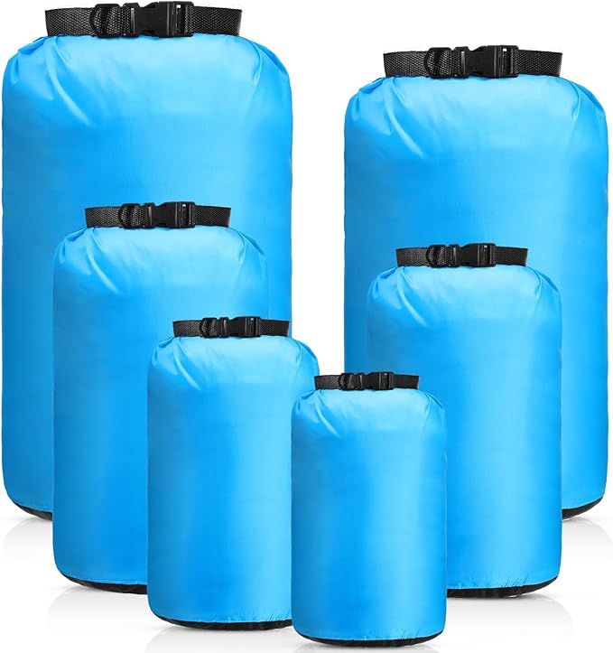 6 Pcs Waterproof Dry Bag Sack Lightweight Outdoor Dry Bags 35 L, 20 L, 15 L by GliCraft