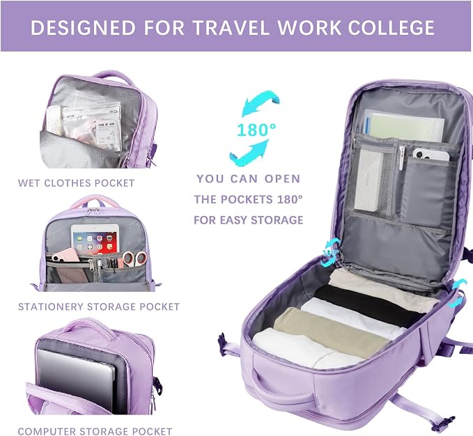 SHRRADOO Travel Laptops Backpack - Image 5